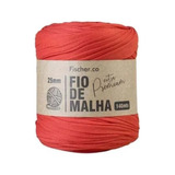 1 Fio De Malha Fischer Premium 140 Metros Para Crochê Cor Vermelho