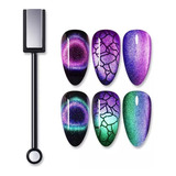 1 Forte Magnético Nail Vara 3d Gato Efeito Ímã Para Uv Unhas