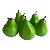 1 Fruta Artificial Decorativa Realista De Qualidade Premium