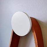 1 Gancho De Parede Madeira Bola MDF Pendurador