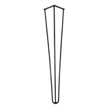 1 Hairpin Leg 60cm Triplo Industrial Metal Base 1 4 M1