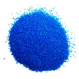 1 Kg Areia Para Aquario Dolomita Azul Escuro Colorido N0