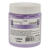1 Kg Sal De Banho Lavanda Fino 100ml Espuma 1 Vidro Medida