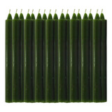 1 Kilo De Velas Verde 16cm 34 Unidades A Pronta Entrega 