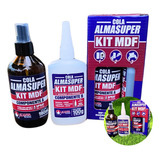 1 Kit Mdf Almasuper Primer Ativador Adesivo Cola Instantâneo