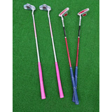 1 Kit Mini Taco De Golfe E 2 Bolas Pu