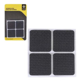 1 Kit Protetor Moveis Cadeira Borracha Quad Adesivo 4pç