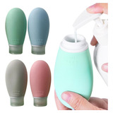 1 Kit Viagem 4 Frasco Shampoo Creme Sabonete Ft 90ml