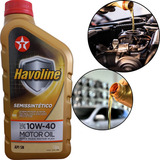 1 Litro Óleo De Motor Semi sintético 10w40 Havoline Texaco