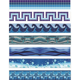 1 M X 30cm Faixas Piscina Laminada Proteção Borda 30und 