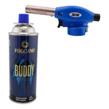 1 Maçarico Volcano M5 Culinário Profissional 1 Refil Buddy