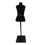 1 Manequim Feminino Busto Costura 1 Pedestal Chapa P b
