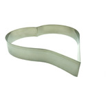 1 Marcador Cortador De Bolo Coração Pizza Torta Pudim Inox