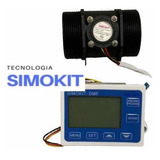 1 Medidor Vazão Dosador Automático Lcd 1 Sensor De 1 5 Pol