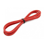 1 Metro De Fio Silicone 16awg Preto Ou Vermelho