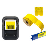 1 Mini Impressora Bluetooth 5 Rolo Etiqueta Gondola 50x30