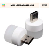 1 Mini Led Carro Abajur Usb Notebook Leitura Aux 99 Uber Cor Luz Branca