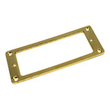 1 Moldura Reta Metal Captador Mini Humbucker Dourado Gd