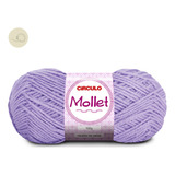 1 Novelo De Lã Mollet 100g Círculo Para Croche Trico
