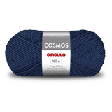 1 Novelo Do Fio De Lã Cosmos 100g Tricô E Crochê Círculo Cor 2485 Oceano Profundo