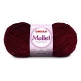 1 Novelo Lã Mollet 100g Círculo Para Croche Trico