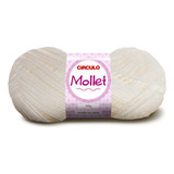 1 Novelo Lã Mollet 100g Círculo Para Croche Trico