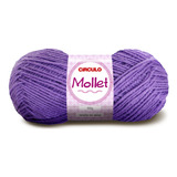 1 Novelo Lã Mollet 100g Círculo Para Croche Trico