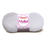 1 Novelo Lã Mollet 100g Círculo Para Croche Trico