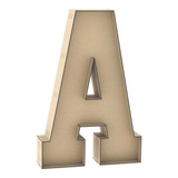 1 Numero Ou Letra Caixa Mdf 3d Altura 1 Mt Decoração Festa 