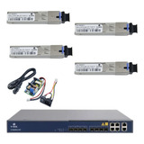 1 Olt Epon V1600 D4 Fonte Ac Bilvolt 4 Gbic Sfp Px20 