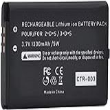 1 Pacote De Bateria 3 7V 1300mAh CTR 003 Para Console De Jogos Nintendo 3DS 2DS