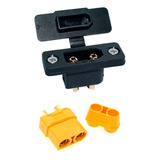 1 Par Conectores De Energia Xt90e m E Xt90 f Prova D água