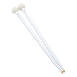 1 Par De Baquetas De Cabeça Baquetas De Tímpano Percussão