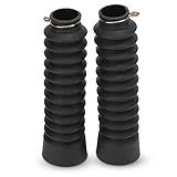 1 Par De Botas De Forquilha Dianteira De Motocicleta Polainas Botas De Forquilha De Kimissa Choque Boa Tenacidade Absorvente De Choque Protetor De Capa De Poeira Substituição Para Cg125 125cc