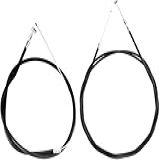 1 Par De Cabo De Freio Preto Para Bicicleta Cabo De Freio Dianteiro E Traseiro Conjunto De Fios De Freio De Bicicleta Para Bicicleta De Estrada E Bicicleta Comum Cabos De Freio De Bicicleta E