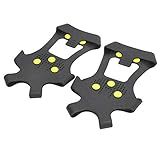 1 Par De Espetos De Neve Da VGEBY Com 10 Dentes Antiderrapantes Travas Para Caminhada Escalada GG 43 45 