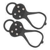 1 Par De Grampos De Escalada De Neve Ao Ar Livre Com 5 Dente