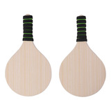 1 Par De Raquetes De Badminton De Madeira Beach Game Bat Par