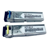1 Par Gbic 20km Lc Sfp 1 25g Tx1310 rx1550 Novo
