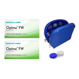 1 Par Lentes Contato Optima Fw Anual Bausch Entrega Rápida
