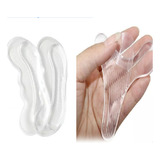 1 Par Protetor Calcanhar Auto Adesiva Silicone Ajuste Sapato