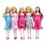1 Peça Aleatória Barbie Grávida Brinquedo