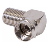 1 Peça Conector Coaxial Para Fêmea Coaxial 90 Graus Em L