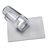 1 Placa P Carimbo 1 Carimbo De Silicone Para Unhas