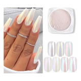 1 Pó Cromo Sereia Feng Metalizado Glitter Unhas Uv Chrome