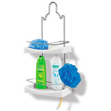 porta shampoo condicionador prateleira dupla niquelart