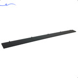 1 Prateleira 160x10 Mdf Preto C suporte Cozinha Quarto Sala