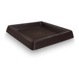 1 Prato Base Suporte Quadrado P Vaso De Planta 24x24 Q