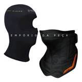 1 Protetor Pescoço Ventilado 2 Balaclava Touca Ninja X11