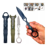 1 Punhal Tático Discreto Compacto Fulltang C Bainha C Nfe